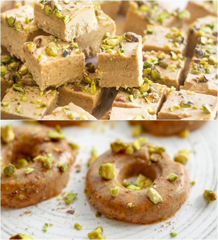 citrón chai mandľové maslo pisacias vegánske keto mastné bomby recept