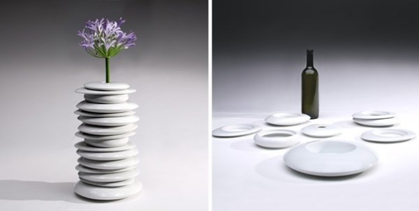 Váza Hula Hoop ako originálne nápady na darčeky pre chladič vína