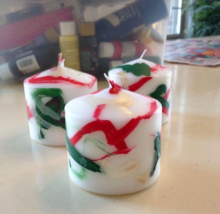 Ozdobte a rozdávajte sviečky so sviečkami pre batoľatá