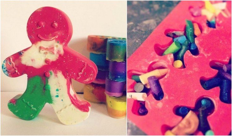 Vyrobte si farebné pastelky sami ako vianočný darček