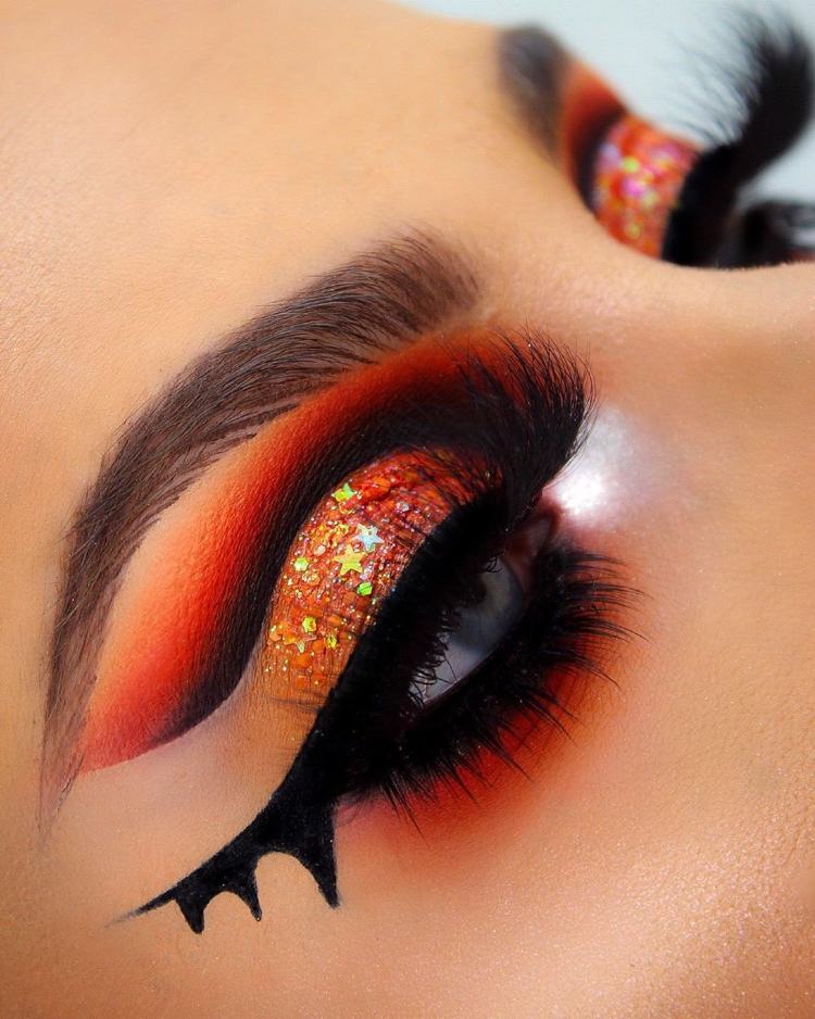 Netopieria očná linka jednoduchý a cool nápad na líčenie