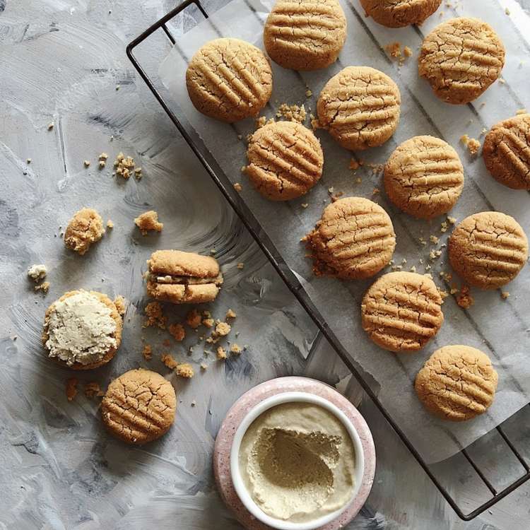 Pripravte si vegánske sušienky z vločiek kešu maslo a kokosový krém