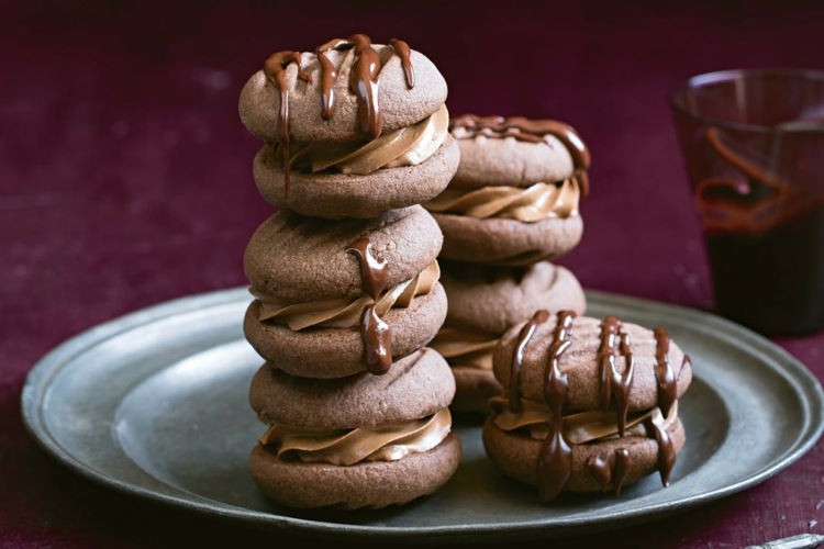 snehové vločky čokoládový krém bez kukuričného škrobu ozdobný krém