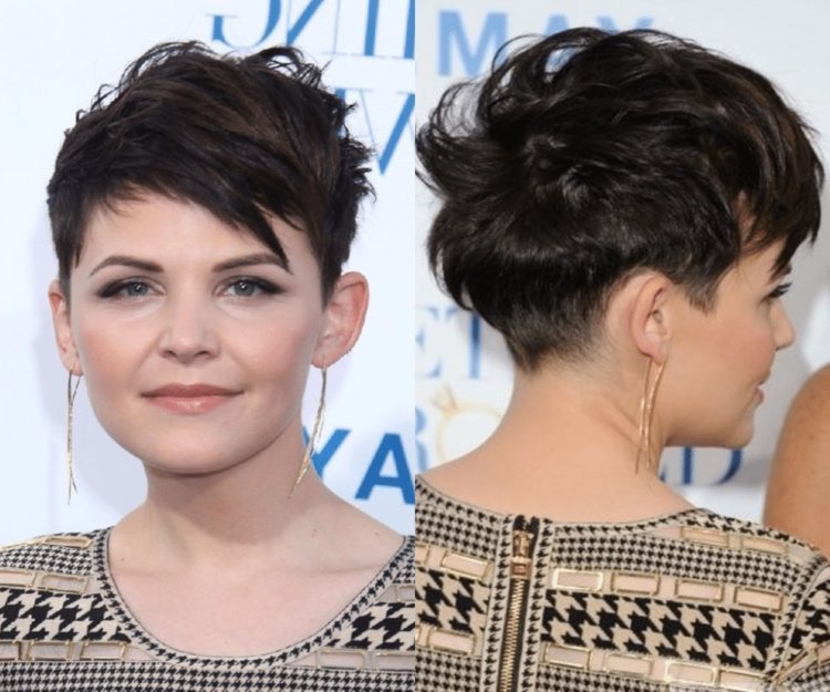 Pixie strih s ofinou a krátkym krkom