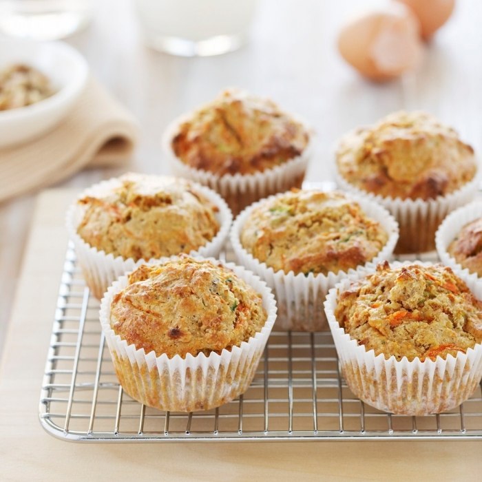 recepty na muffinový koláč-mrkvovo-cuketové kvety