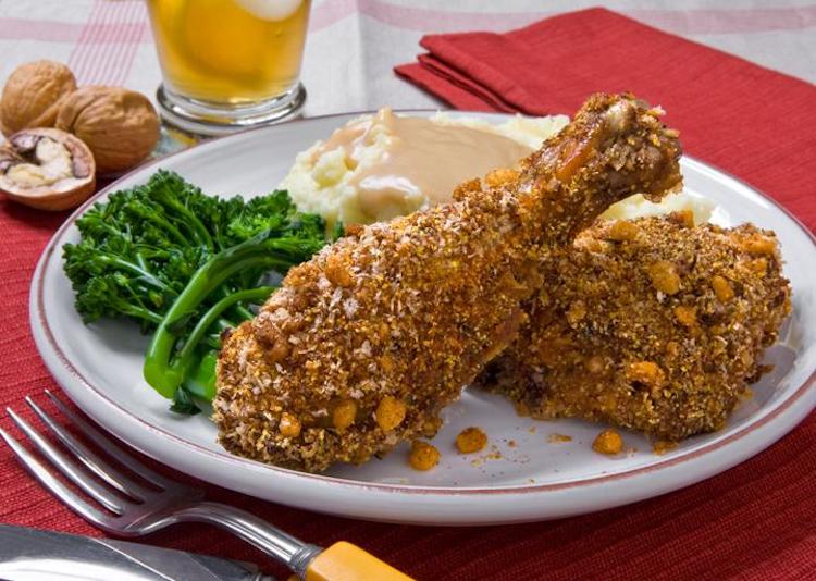 Orechovú múku používajte ako chlieb pre kura