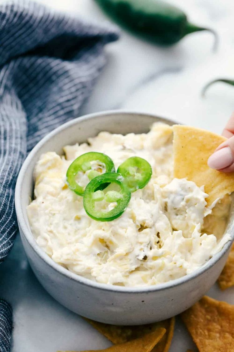Dip pre artičoky s jalapeno pre teplo