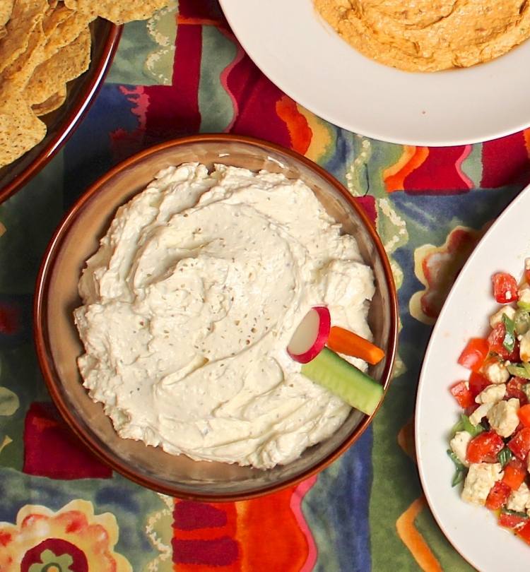 dip-zelenina-urob si-feta-syr