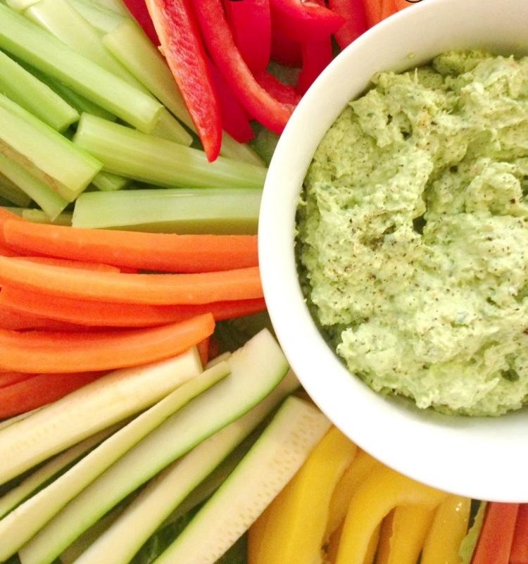 dip-zelenina-urobte si-kysnutu smotanu-majonezy