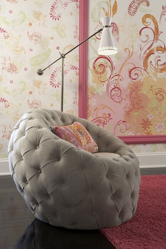 čalúnené kreslo, okrúhle zariadenie, kolekcia philipps čalúnené kreslo, okrúhle zariadenie podľa kolekcie philipps