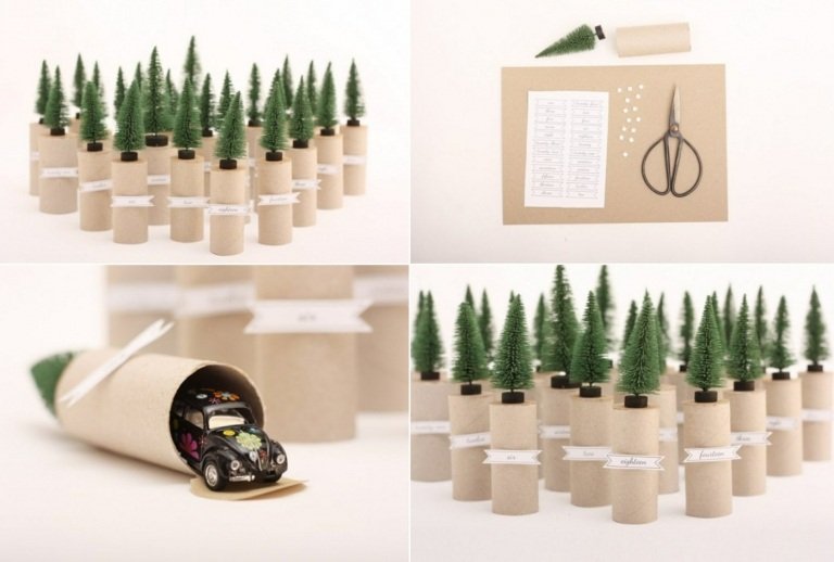 Romantický a zimný jedľový les ako nápad na adventný kalendár