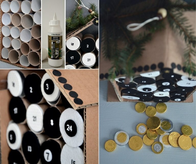 Postavte si dom z lepenky a poukladajte v ňom rolky toaletného papiera so sladkosťami