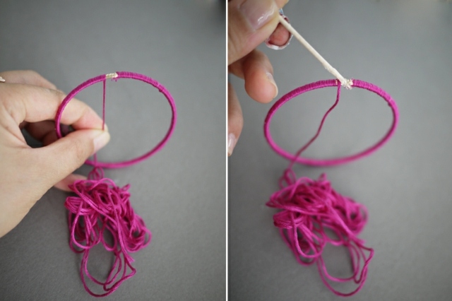 lepenie drotárskeho prútia, krok 4