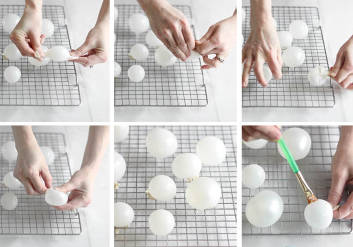 Balóniky potrieme tukom, aby sa bublinky rozpustili