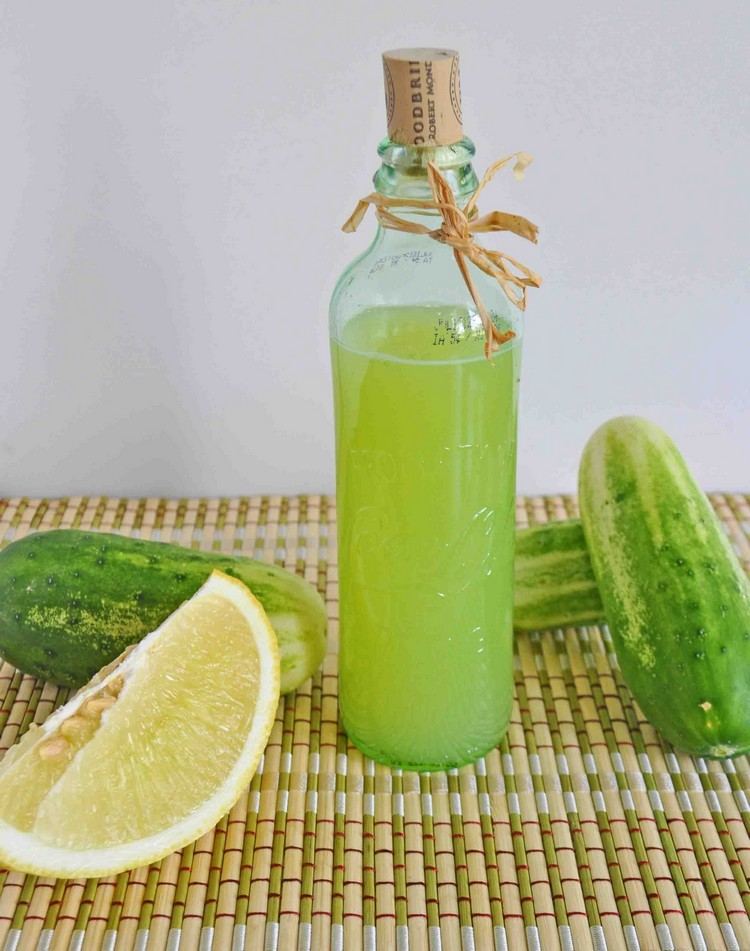 uhorka tvár toner toner citrón recept