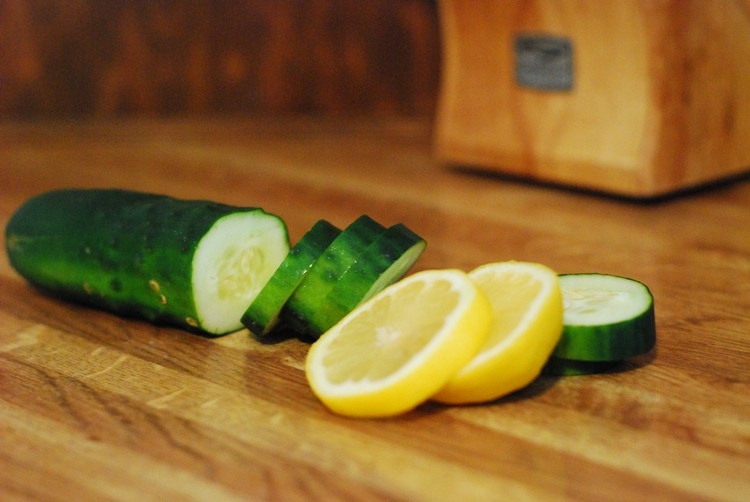 uhorka pleťová starostlivosť o pleť citrón