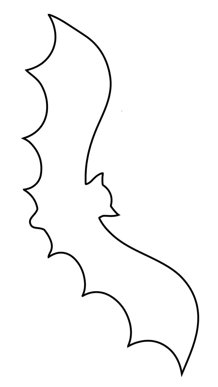 Domáci fotobot s netopiermi - tlačená šablóna na vystrihnutie