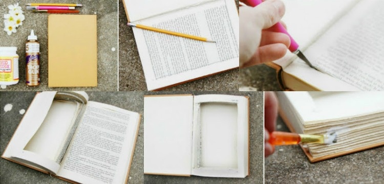 diy-nápady-kniha-vydlabávanie-dekorácie-šperkovnice-drotárstvo