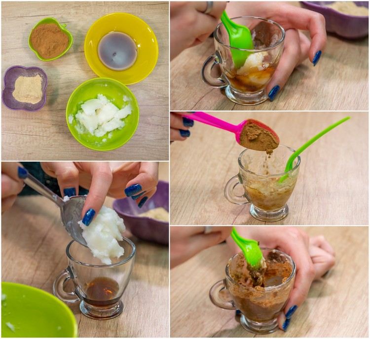 urobte si peeling na pery 15 jednoduchých receptov s prírodnými prísadami kombinácia javorového zázvoru a škorice