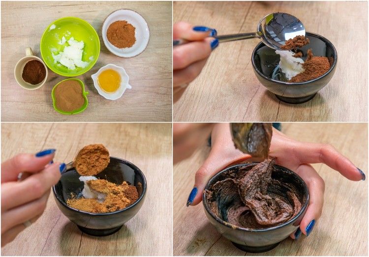 diy peeling na pery 15 jednoduchých receptov kávová usadenina škorica kakaový prášok