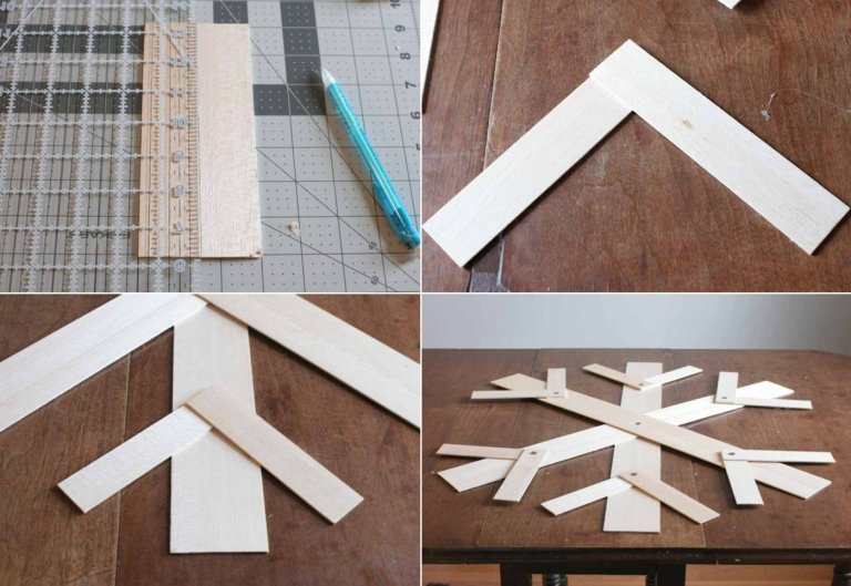 Balzové dosky narežeme pomocným nožom a zlepíme dohromady horúcim lepidlom