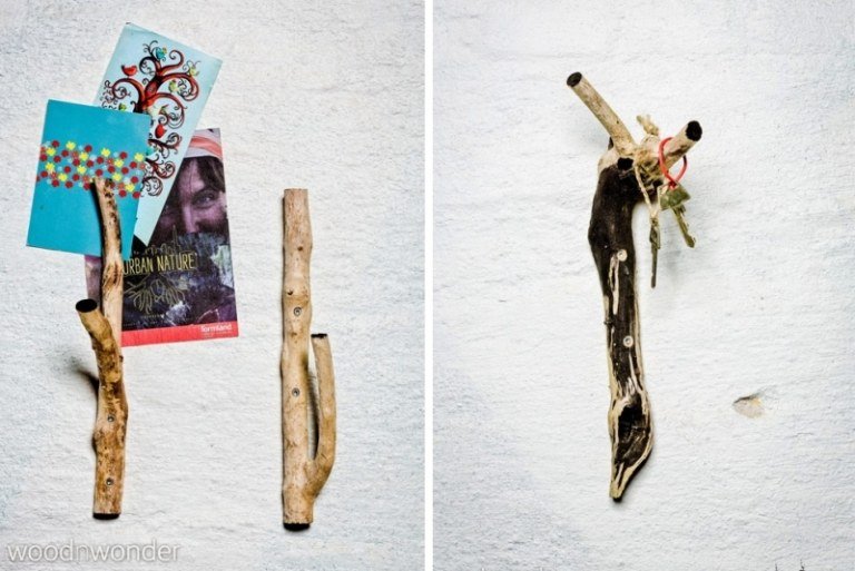 Nástenný háčik s autentickým tvarom vetvy dánsky-masívny-drevený-nábytok-konáre-stromov-stena-háčik-karty-samozrejme