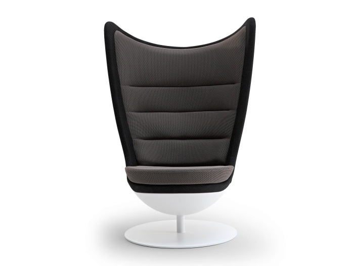 Badminton-dizajn-kreslo-otočné-POLOŽKA-Designworks-rám nohy-flexibilný