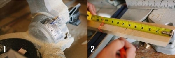 Pokosovou pílou vyrežte drevené dosky