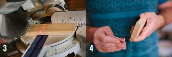 Drevenú dosku jemne prebrúste