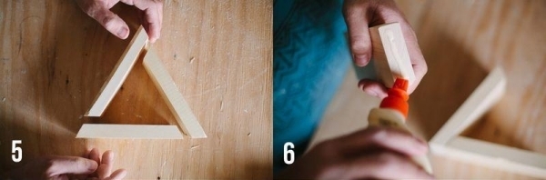 Zlepte drevené dosky dohromady