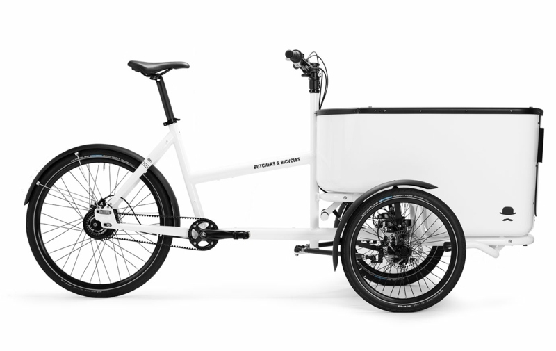 Trojkolka s postranným vozíkom trojkolka s postranným vozíkom biele prevedenie kolies transportný box reťaz bicykla