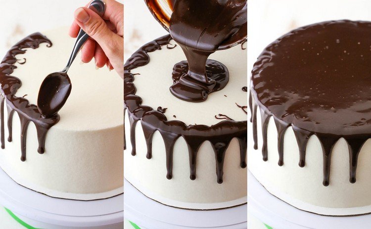 Tekutý koláč Ako pripraviť čokoládovú ganache Ako pripraviť tipy na recepty na pečenie
