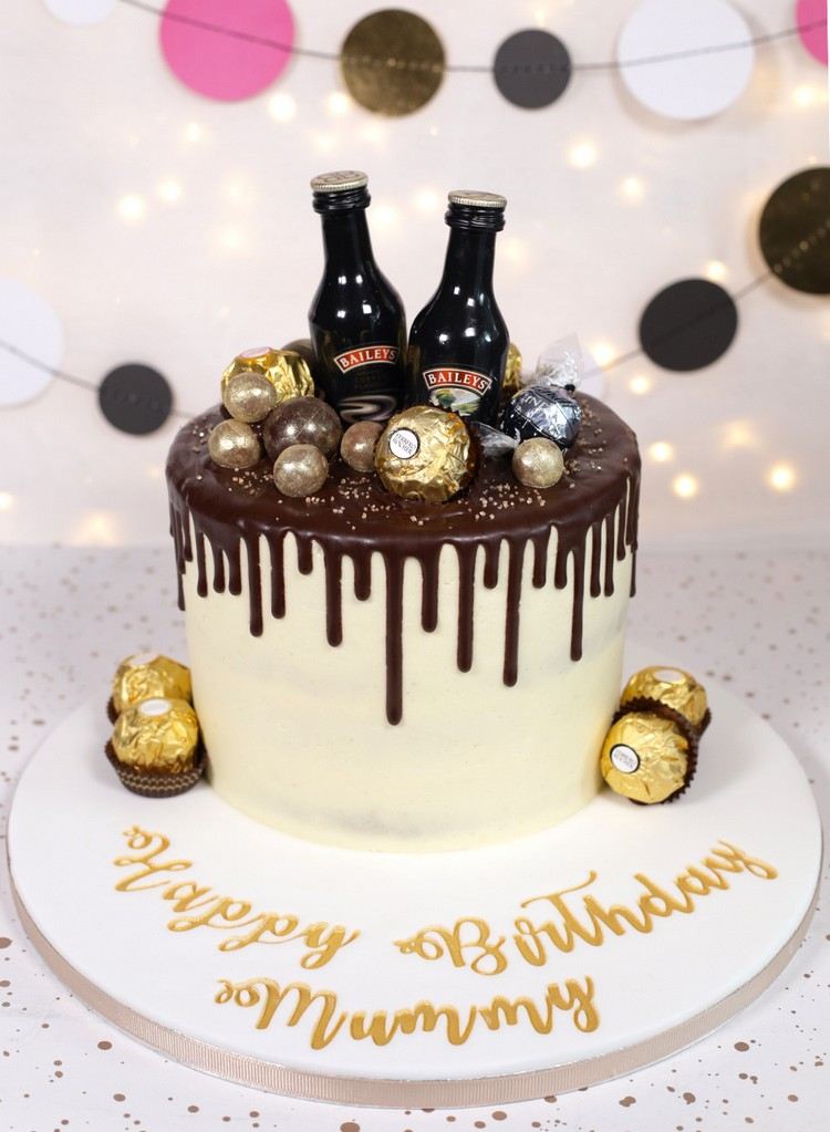 Baileys Cake Drip Dort ako ozdobiť