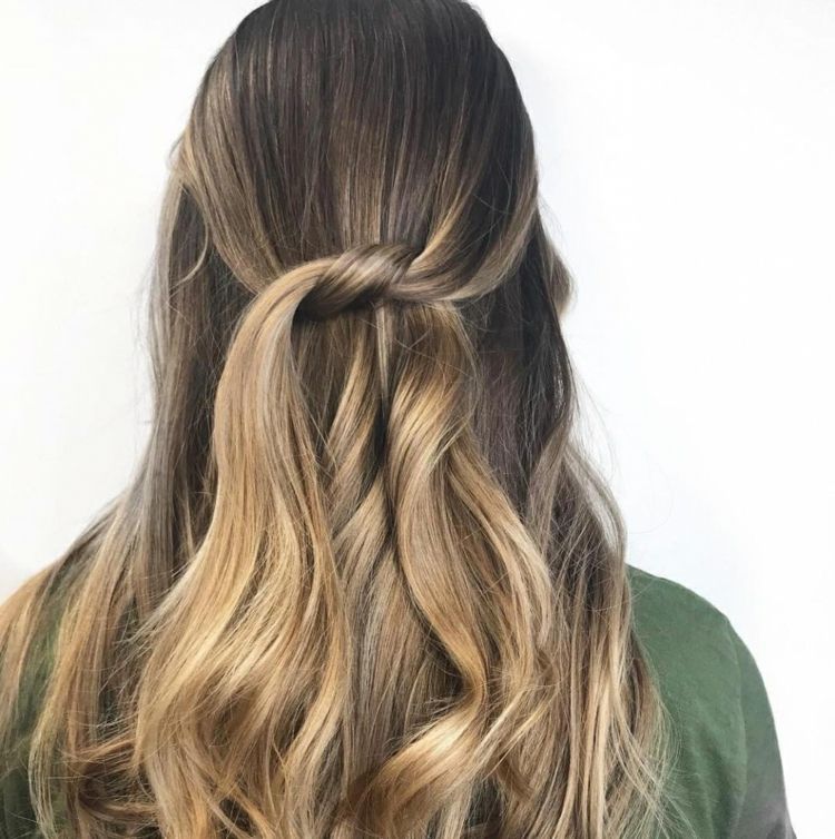 Tmavo blond vlasy med blond vlasy farba vlasov nápady nápady ženy