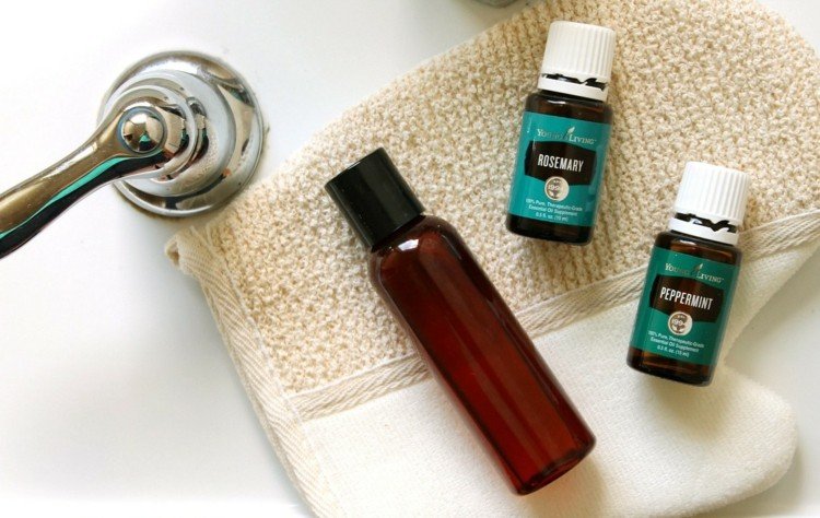 rozmarín mäta pieporná sprchovací kúpeľ pre mužov