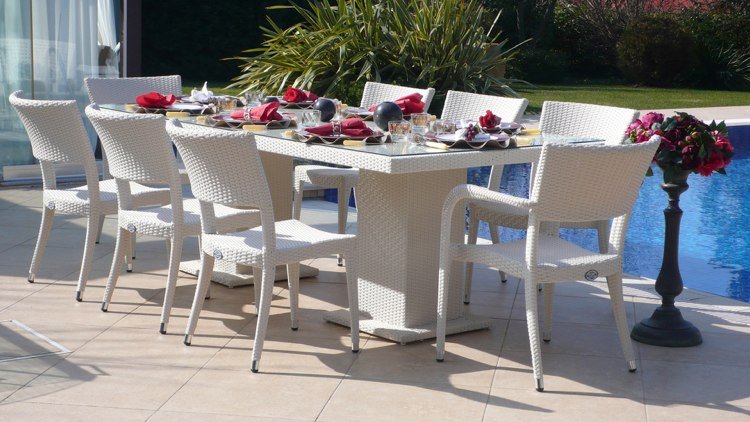 Polyratanový nábytok zo syntetického prútia na vonkajšie použitie Polyratanový nábytok-vonkajšie-čistenie-životnosť