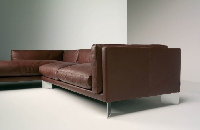 Kožená rohová sedačka-rohová sedačka s funkciou spania-mäkká lavica-dizajn