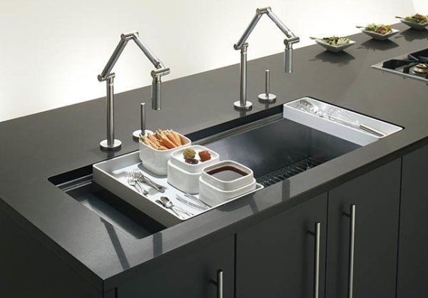 Faucetový drez z nehrdzavejúcej ocele Kohler