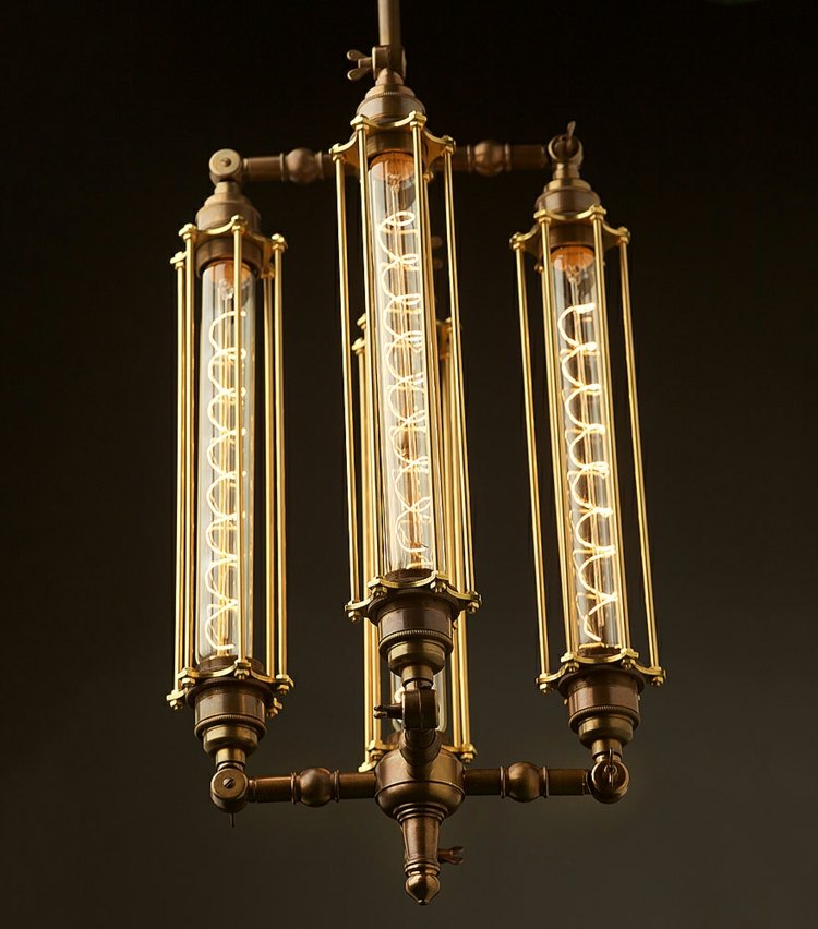 industriálny štýl edison light glóby predĺžený dizajn