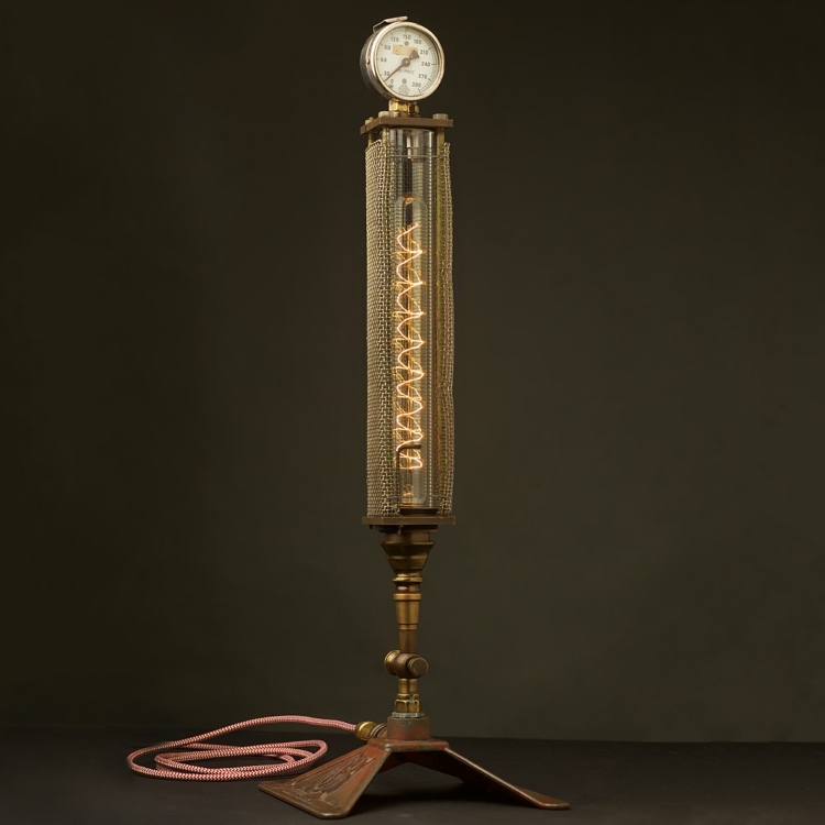 tlakový nôž žiarovka lampa edison kábel rustikálny