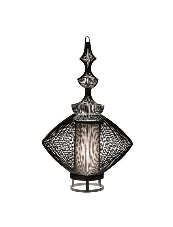stolná lampa kovový drôt čierna lesná francúzsko stolná lampa kovový drôt dizajn lesnejšie francúzsko