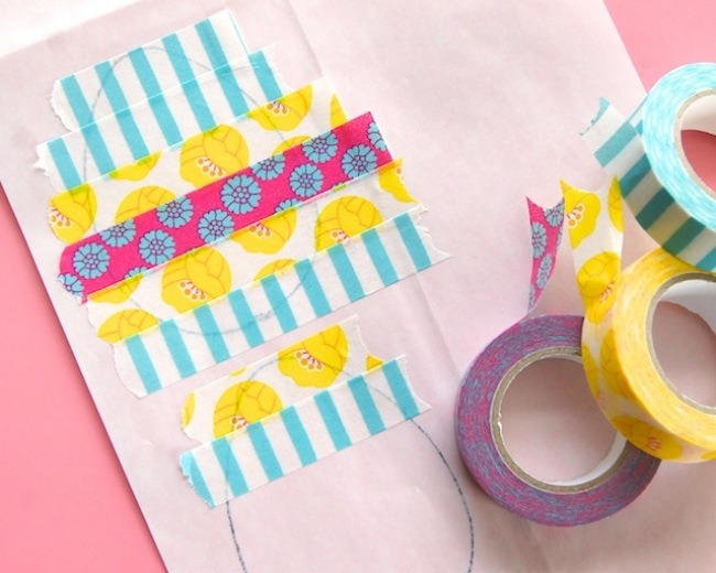 kreatívne-drobenie-s-deťmi-veľkonočné darčeky-pohľadnice-farebné-prúžky