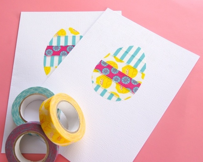 jarné motívy-veľkonočné dekorácie-karty-drotár-s-deťmi-darčeky