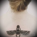 Tetoválás egyiptomi stílusban # 361 - a dizájn exkluzív változata, amely könnyen használható átalakításra és tetoválásként történő alkalmazásra chicago egyiptomi stílusában