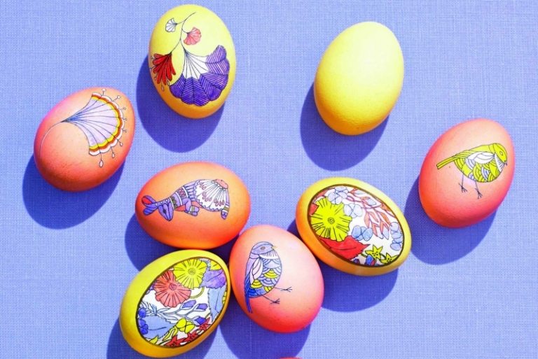 Vajíčko-farbenie-návod-nápady-siluety