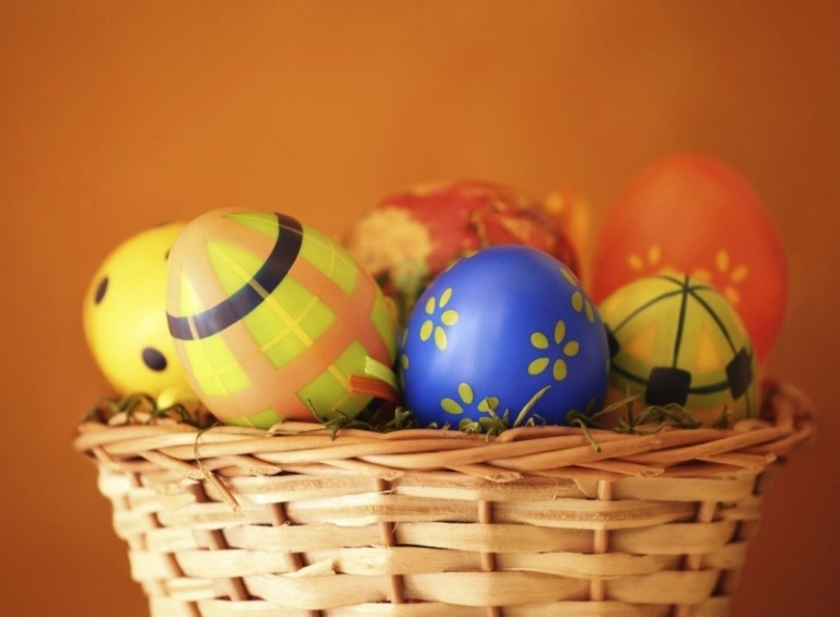 Vajíčka farebné nápady-štýlové-originálne-rôzne-motívy