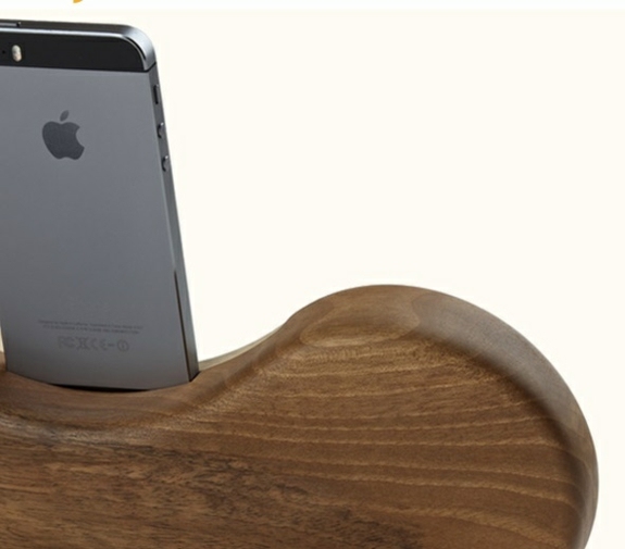 prírodné drevo spracované na vysokú kvalitu Akustický zosilňovač pre iPhone a smartphony