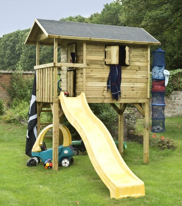 domček na hranie drevo záhrada deti sklz plastový domček na hranie drevo záhrada deti šmykľavka