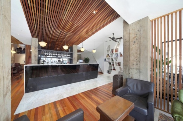 Drevený strop štúdiového štúdia DAGA Café byn DAGA-Café-byn-studio-drevený strop