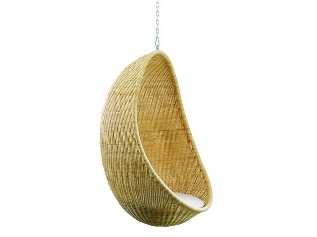 Prútený závesný rám na kreslo vyrobený z ocele, odolnej voči poveternostným vplyvom-vajíčko